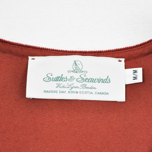 Suttles & Seawinds Corduroy Apron Dress | Medium - Picture 6 of 6